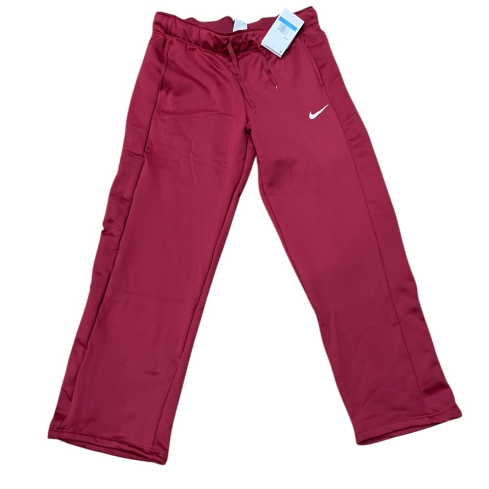 New Nike Burgundy  Thermafit Athletic Pants Size M NWT